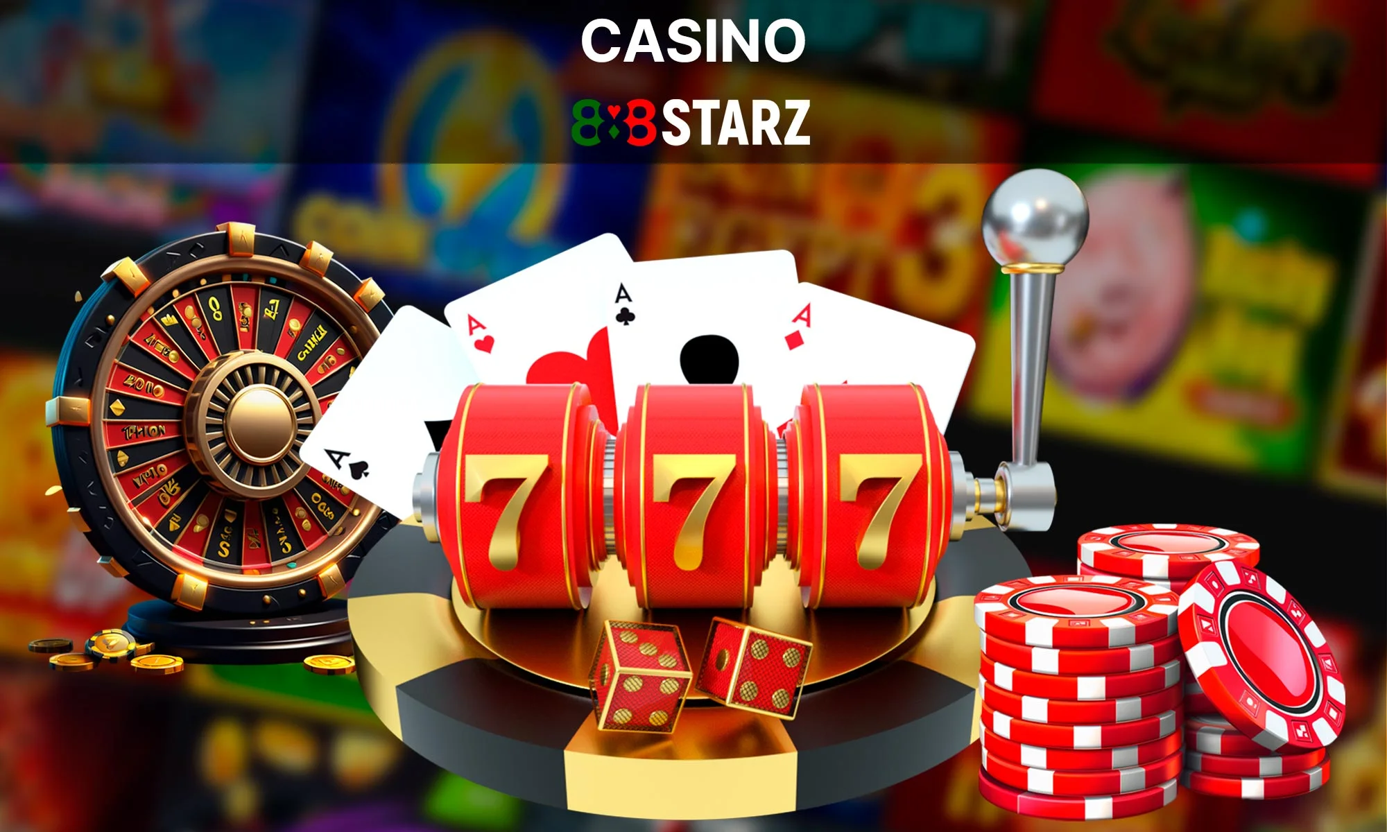 Informações sobre a secção de casino do 888Starz