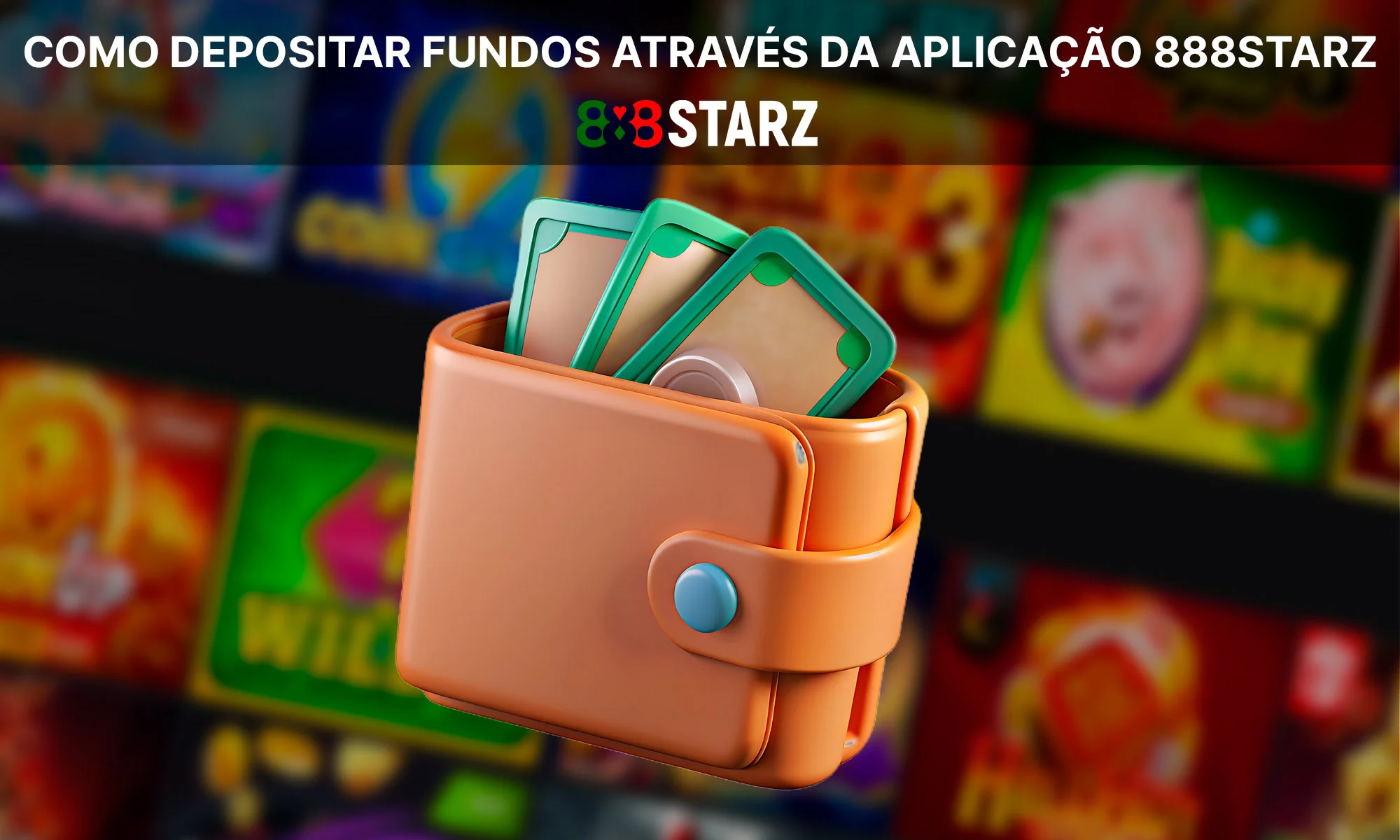 Informações sobre como depositar através da aplicação 888Starz