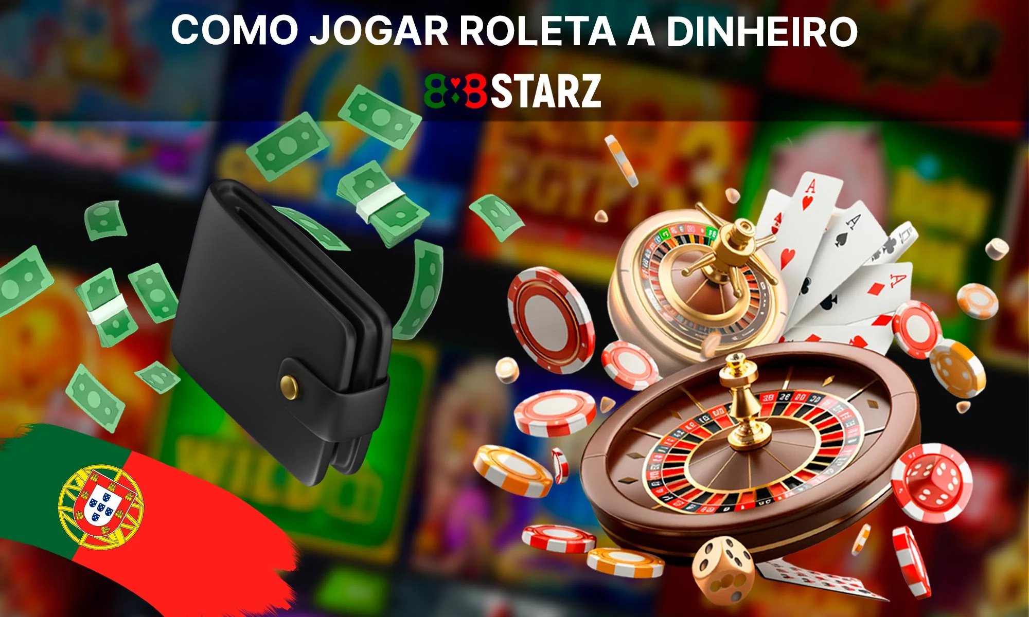 Como jogar roleta a dinheiro no 888Starz Casino?