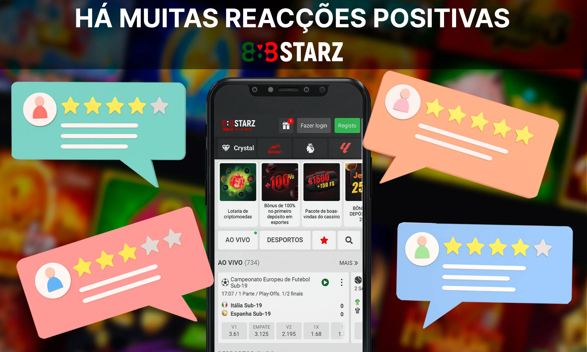 Avaliações do Casino 888Starz