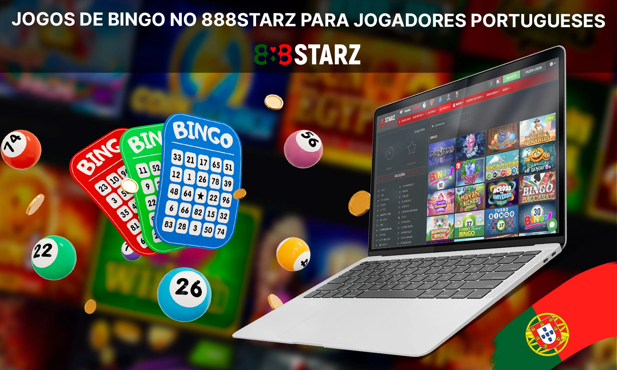 Informações sobre os jogos de bingo no 888Starz para jogadores portugueses