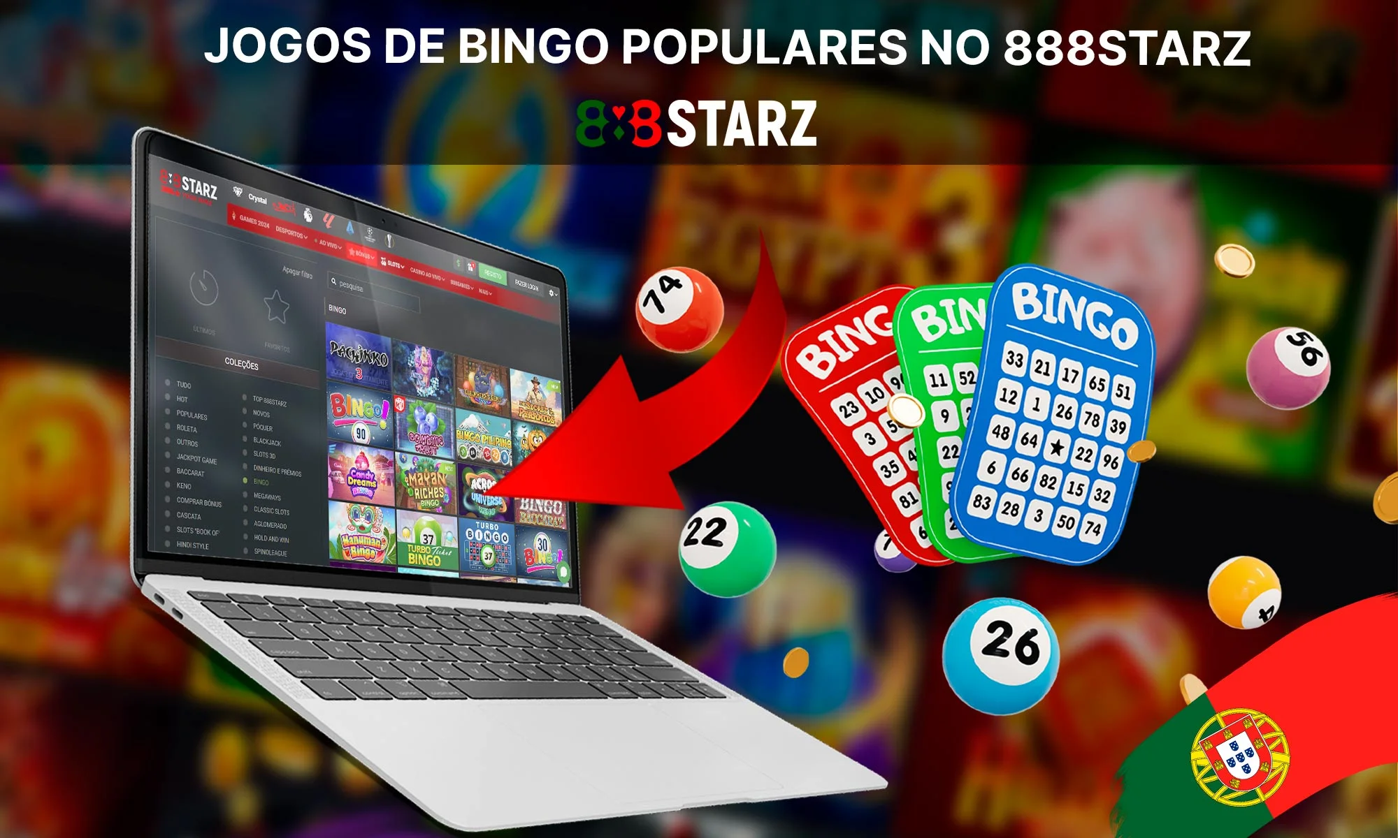 Quais são os jogos de bingo mais populares no 888Starz?