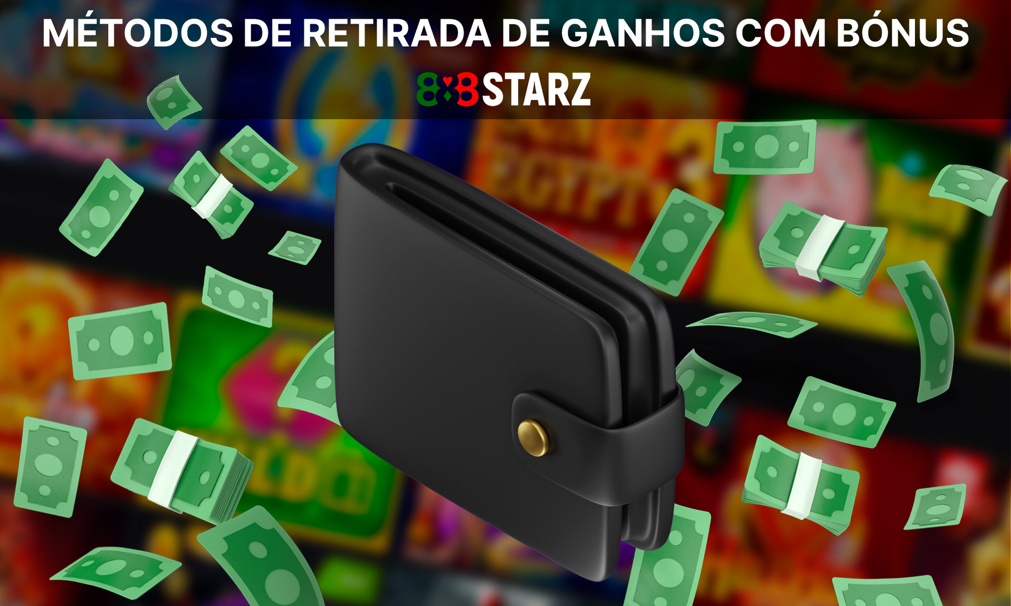 Informações sobre como levantar os ganhos do bónus no 888Starz Casino