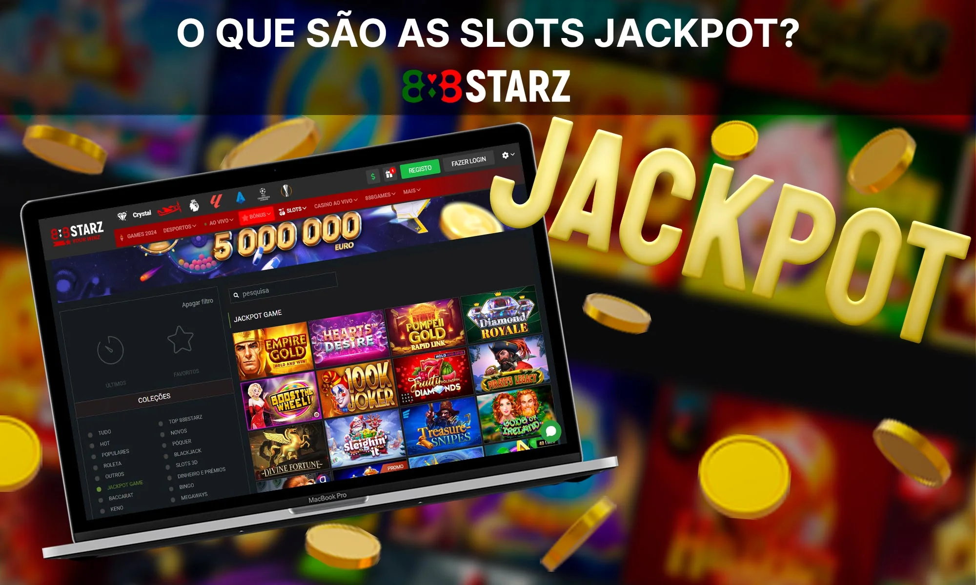 O que são as slots de jackpot?