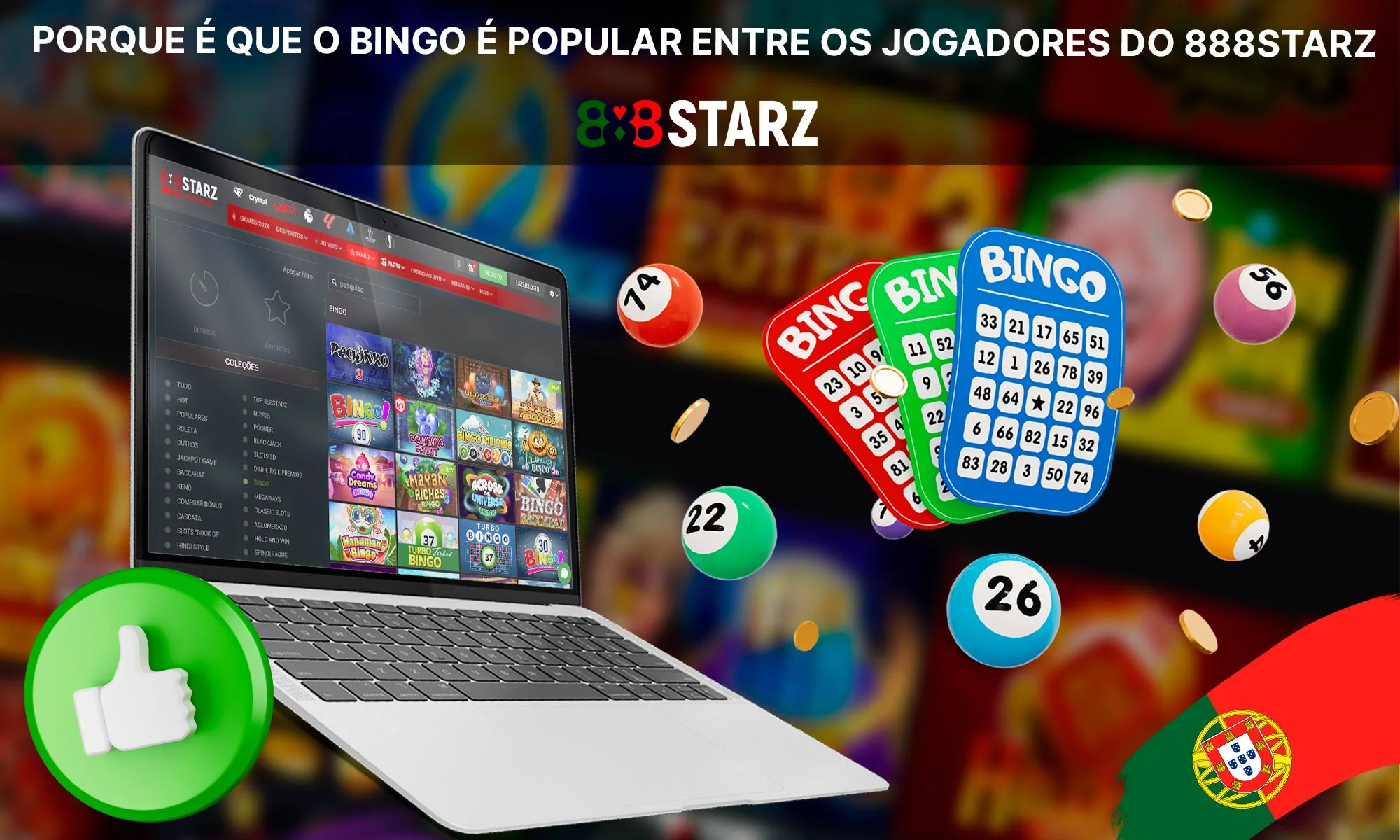 Porque é que o bingo é popular entre os jogadores do 888Starz?