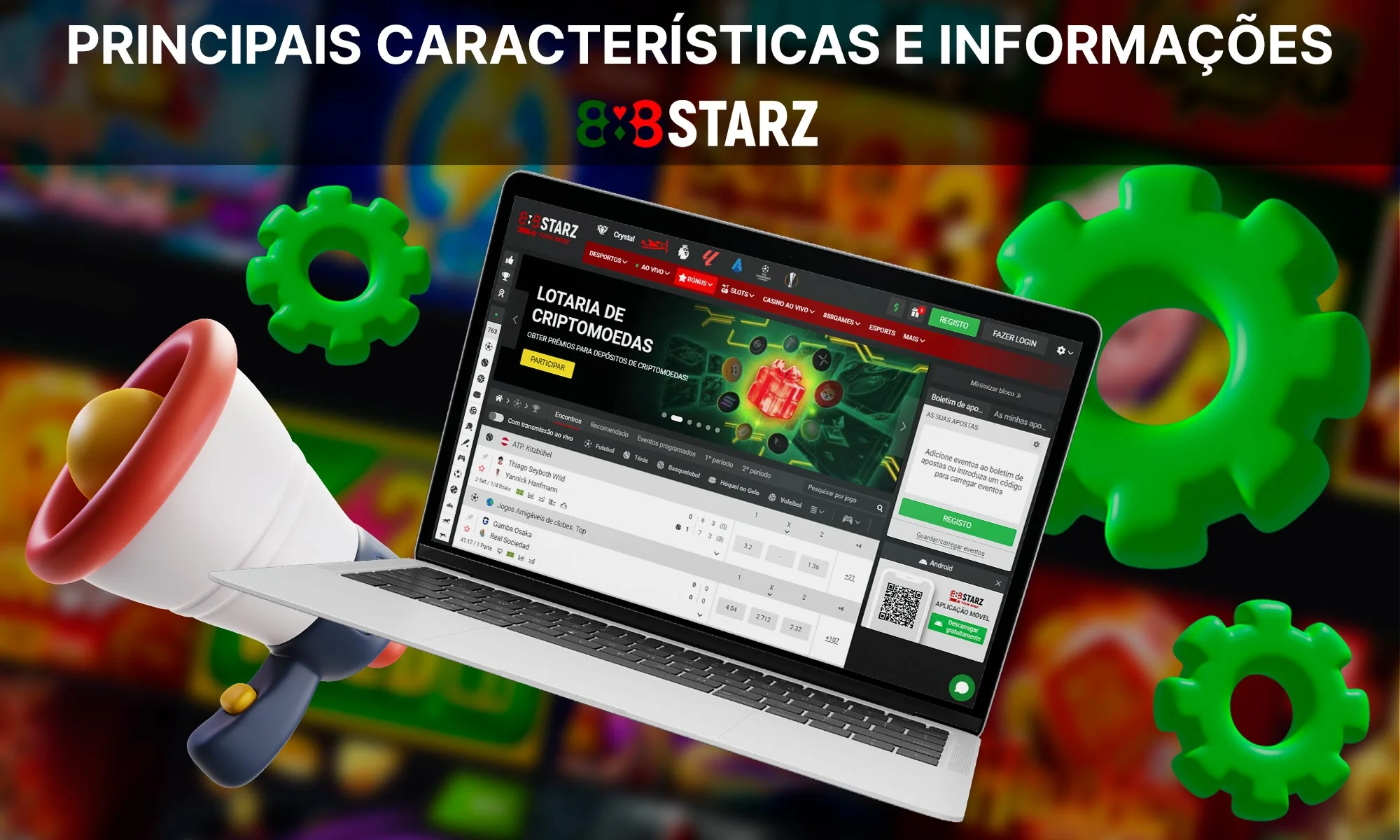 Características principais do 888Starz Casino