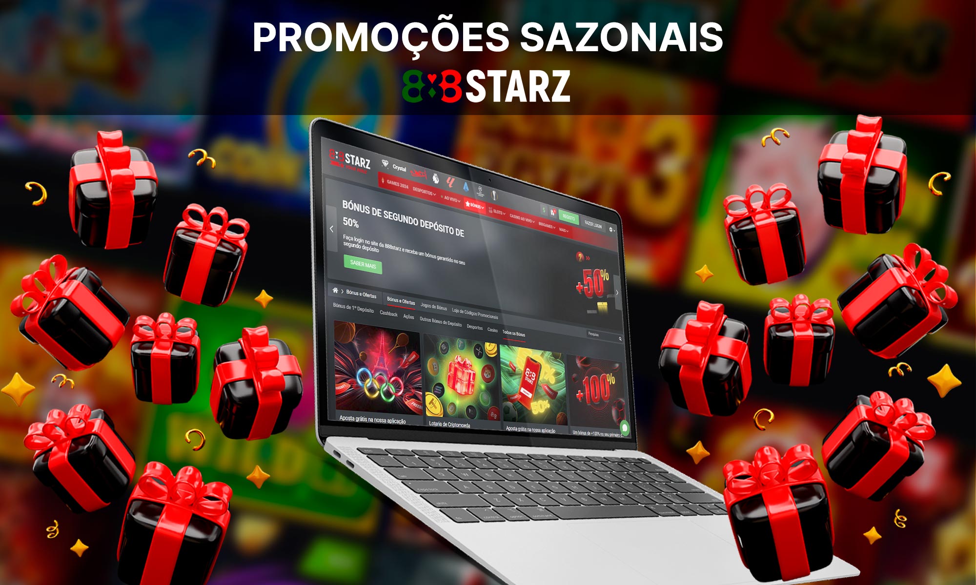 Informações sobre as promoções sazonais do casino 888Starz