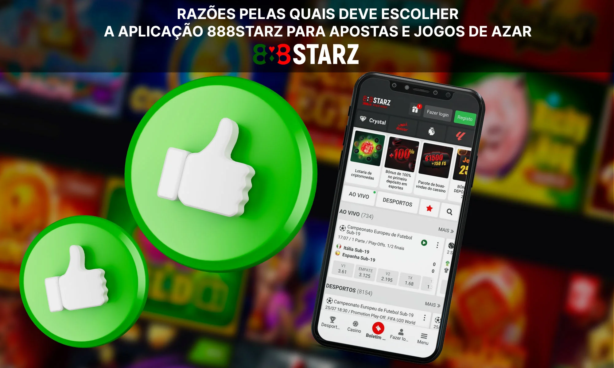 Quais são as razões pelas quais deve escolher a aplicação 888Starz para apostar e jogar?