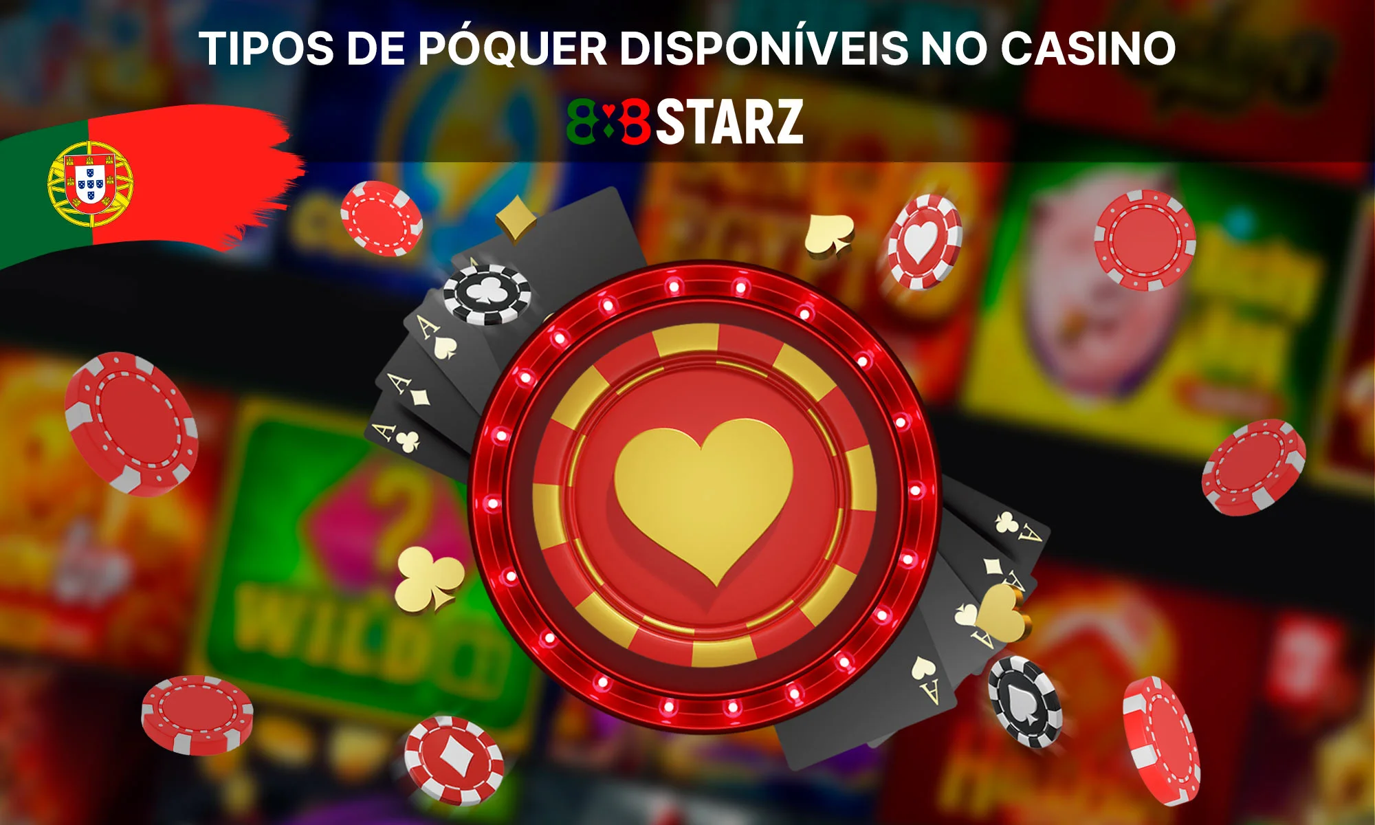 Que tipos de póquer estão disponíveis no 888Starz Casino?