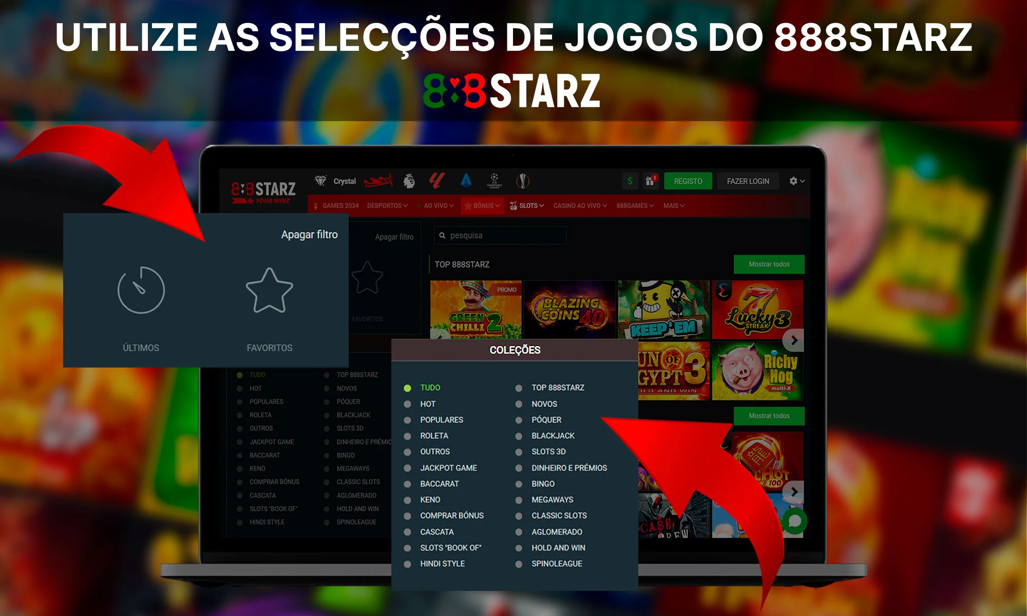 Grande seleção de jogos 888Starz