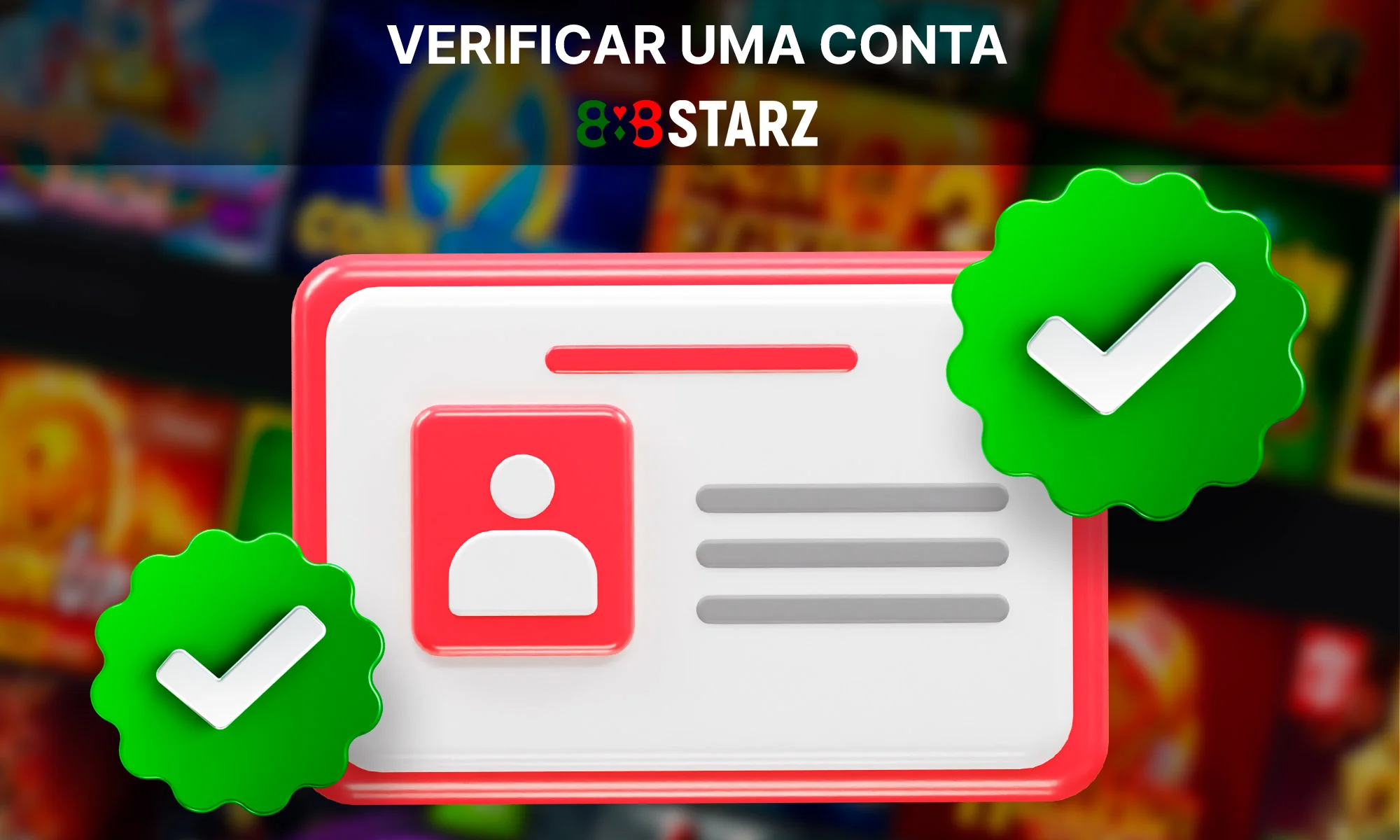 Como é que verifico a minha conta no 888Starz Casino?